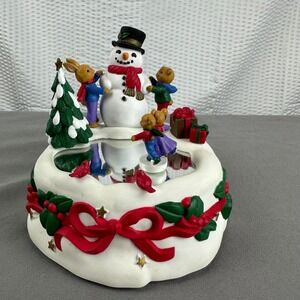 Vintage Avon Musical Twirling Skaters "Have Yrslf a Merry Little Christmas" 1996